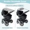 Universal Pram Sun Shade Cover for Pushchair, UPF50+ Baby Stroller