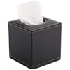 Gentillesse Tissue Case, Hotel-Like Half PU Leather, Tissue Box, Square,