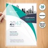 DUDSOEHO Clear Films A4 Top and Side Open 170 Micron
