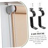 TEHAUX 2pcs Curtain Installation Code Set Curtain Rod Bracket Attachment