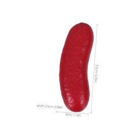 TOPPERFUN 10Pcs Fake Hot Dog Props Set of Realistic Sausages Models for Food Display Kitchen Decoration