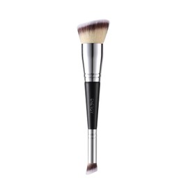 ENERGY Double Sided Foundation & Concealer Brush - 2-in-1 Angled Makeup Brush with Dense Vegan Synthetic Bristles