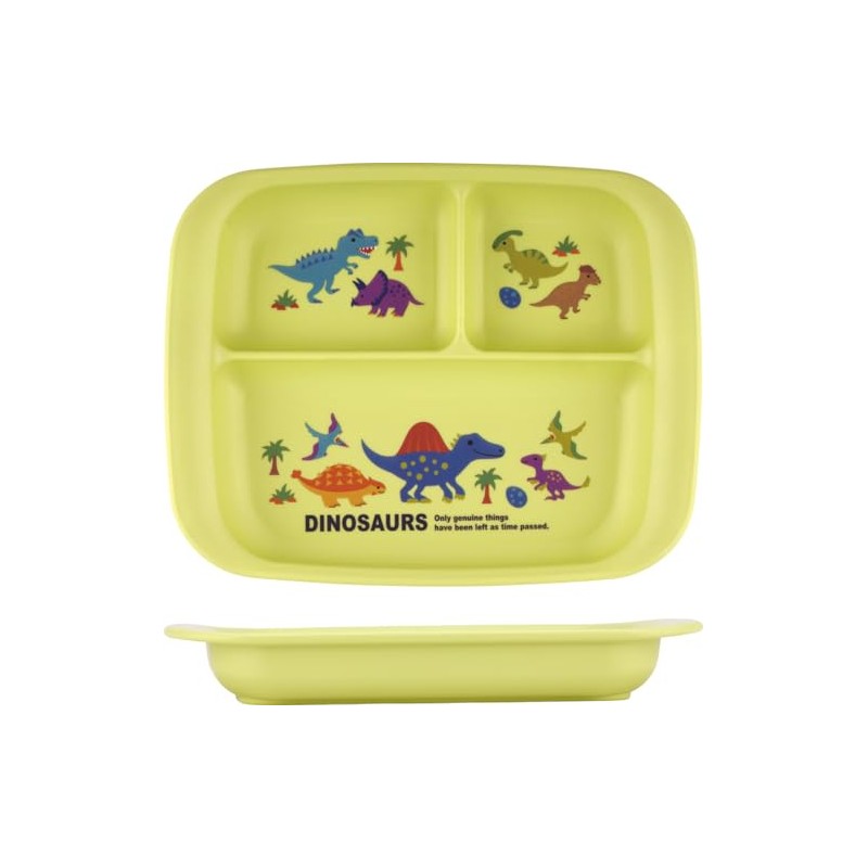 Skater XP7AG Baby Tableware Lunch Plate for Kids, Antibacterial, Plastic,