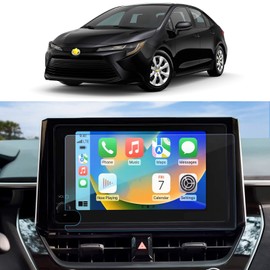 SKTU 2023 2024 2025 Toyota Corolla Screen Protector for 2023 2024 2025 Toyota Corolla/Corolla Hatchback/GR Corolla/Corolla Hybrid/Corolla Cross 8 Inch Navigation Toyota Corolla 2025 2024 2023 Accessories [Tempered Glass, 9H Hardness, HD Clear]