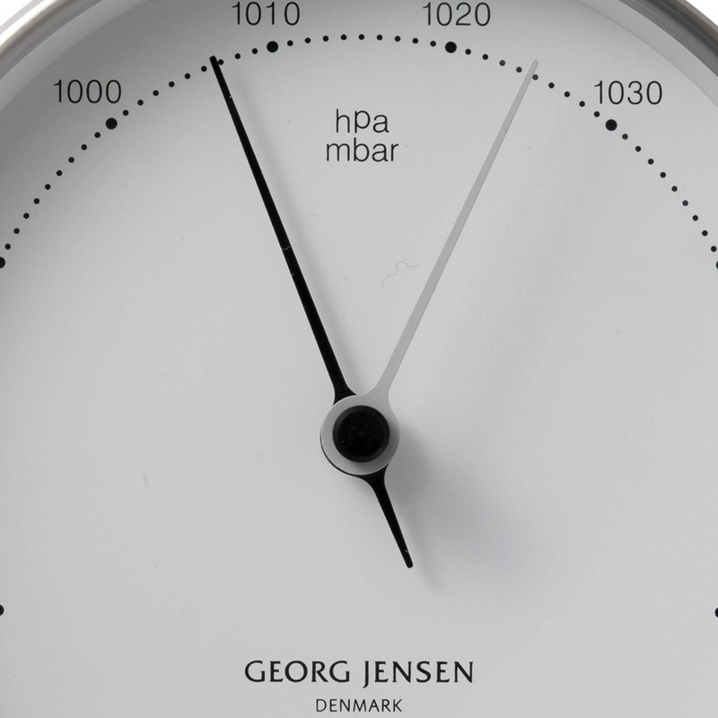 Georg Jensen George Gen Molds kopperu Goethe Barometer White Dial