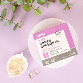 Brio Borage Oil Gamma-Linolenic Acid 300 Women's Borage Oil Omega-6 Nutrient 120 Capsules, 1 Piece / 브리오 보라지오일 감마리놀렌산 300  여성 보라지유 오메가6 영양제 120캡슐, 1개