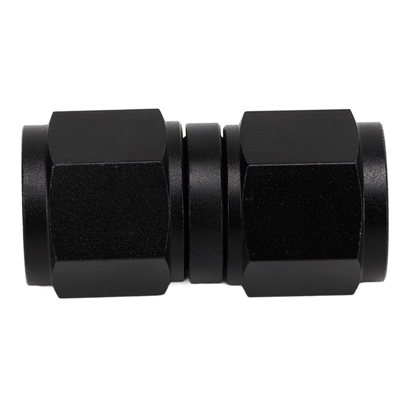 5PCS 10AN Fitting Adapter Black Female Straight Swivel Aluminum Alloy