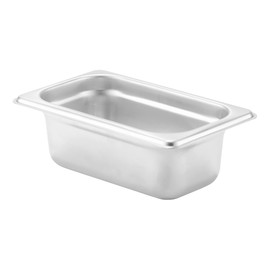 SignatureWares™ Commercial Stainless Steel Steam Table Pan, 1/9 Size, 2½" - STEAMPAN192