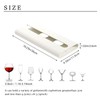Vaisoeny 2Pack Wine Glass Holder - Under Cabinet, No Drilling