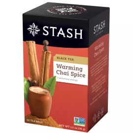 Stash Tea 3 Pack - Stash Warming Chai Spice Black Tea Bags - 20 Count