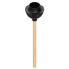 SteadMax Rubber Toilet Plunger, Double Thrust Force Cup, Heavy Duty,