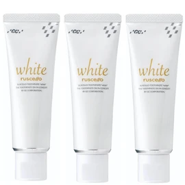 GC Rushello Toothpaste White 3.5 oz (100 g) x 3 Bottles