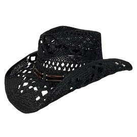Peter Grimm Black NETO Peter Grimm's Drifter Cowboy Hat