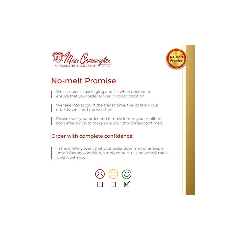 Mrs. Cavanaugh’s Dark Chocolate Cherry Cordials 1 lb Tray –