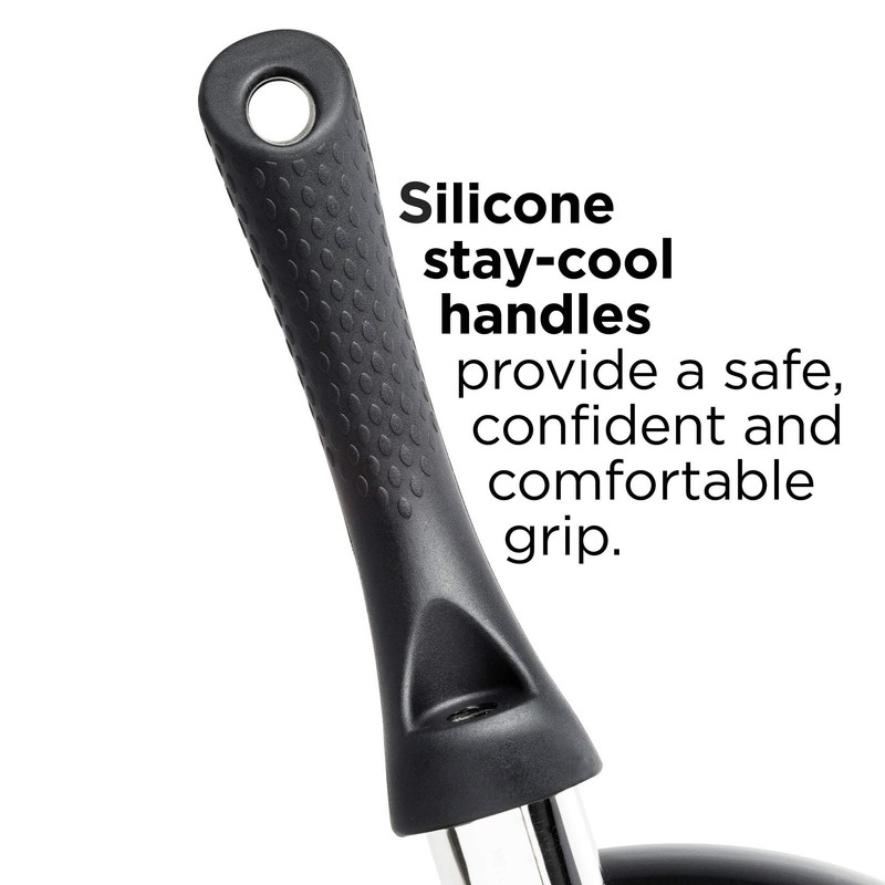 Ecolution Grande Non-Stick Fry Pan With Handle, Aluminum, 12.5" Large,