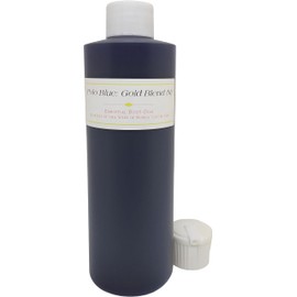 TCEShop Polo Blue: Gold Blend - Type For Men Scented Body Oil Fragrance [Flip Cap - Purple - 8 oz.] - ID#32156