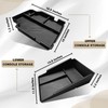 Muslogy Center Console Organizer Fits for 2014-2019 Chevy Silverado/GMC Sierra