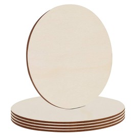 DARENYI 30 cm Wooden Discs Natural Wood Discs Unfinished Wooden Discs Circles Large Wooden Discs Blank Wooden Discs for Crafts DIY Christmas Painting Ornament