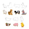 (Farm Animal Cookie Cutter Set) - Fox Run Farm Animal