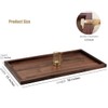 MAGIGO 30 x 15 Inches Large Rectangle Black Walnut Wood