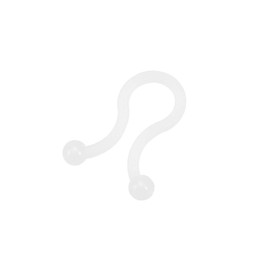 sourcing map Twist Lock Cable Wire Ties Nylon U Shape Save Place 7mm Dia White 100pcs