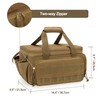 Rexmica 14-Inch Tool Bag with Anti-friction Bottom, Hand Tool Storage