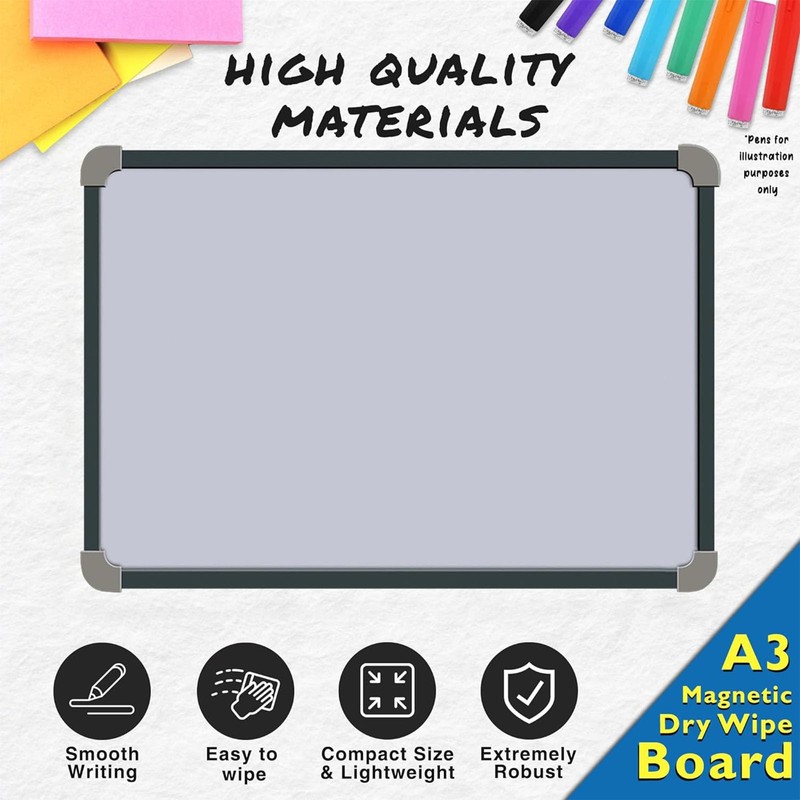 Magnetic Whiteboard, Small White Magnetic Board, Magnetic Mini Whiteboard, Dry