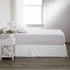 Twin Bed Skirt with Split Corners, 18 Inch Drop Pleated
