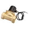 Baomain 2 inch DC 12V Brass Electric Solenoid Valve Water