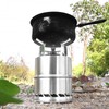 Outdoor Camping Equipment Windproof Wood Stove Cooking Stainless Steel Movable