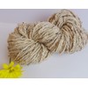 Super Bulky Chunky Cream with black slubs Heavy Weight Yarn