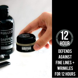 RUGGED & DAPPER - Eye Cream for Men - 1 oz - Powerful Anti Aging Gel Complex - Combats Wrinkles, Dark Circles & Visible Fatigue - Advanced Natural & Organic Ingredients Revives & Defends Entire Face