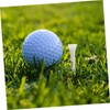 Kisangel 100pcs Golf Tees Ball Racks Wooden Golf Tee Base