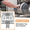 PETCHOR 8 Packs W10350375 Dishwasher Adjuster, W10195840 Upper Rack Parts,