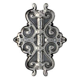 UHRIG Wrought Iron Ornament, Decorative Element Made of Steel for Window Grille, Fence etc. Forged Iron