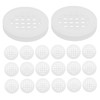 TEHAUX Wardrobe Air Vent Holes 20pcs Round Plastic Vents Cabinet