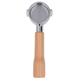Portafilter 51mm 2 Ears Bottomless Coffee Handle Stainless Steel for Delonghi ECO310 C1 Type Beech