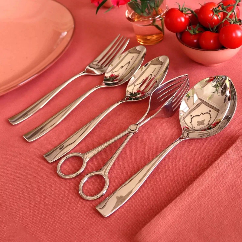 Gourmet Settings Moments 5Pc 18/10 Stainless Steel Serving Set Dishwasher