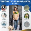 MUCH Magnetic Screen Door Hands Free Mesh Partition Curtain Keeps