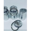 3X Silver Pill Box STASH Container Safe on a Metal