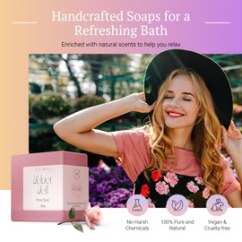 RelaxZing Handcrafted Natural Soaps, Moisturizing and Nourishing Body Soap, Cleanses and Exfoliates, Restores Natural Glow, Rich Roast Coffee