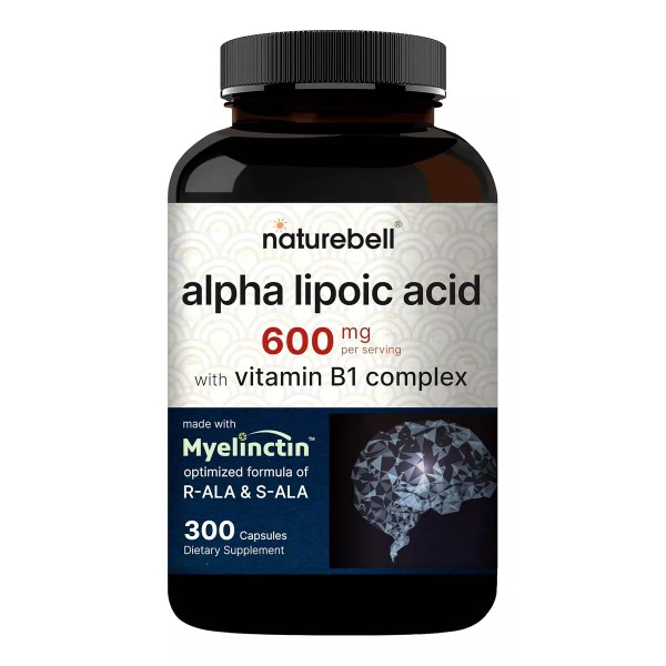 Naturebell Acido Alfa Lipoico + Vitamina B1 Capsulas Premium Eg A89