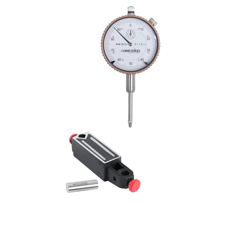 Accusize Industrial Tools Mini Universal Magnetic Base with 0-1 Inch