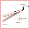Hair Straightener 2 in 1 Temperature Adjustable Hair Straightening Curler