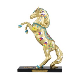Enesco The Trail of Painted Ponies Golden Jewel Pony Figurine, 10 Inch, Multicolor