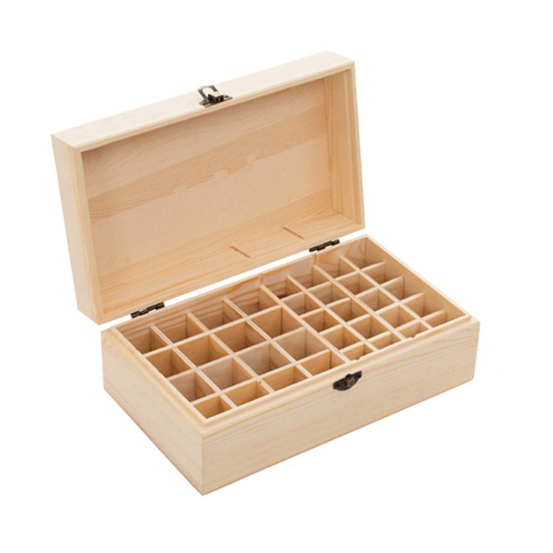 Gracelaza 36 Slots Wooden Essential Oil Organizer - Holds 5