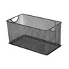 WeiLaiKeQi Countertop Basket CD Storage Box Organizing Rectangle Mesh Open