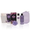 Spa Gift Basket, Spa Basket with Lavender Fragrance, Lilac color