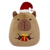 IORNBEAU 9.8-Inch Capybara Plush Pillow - Christmas Plush - Collectible