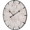 EMAX HOME 24 Inch Large Farmhouse Wall Clock, Rustic Antique